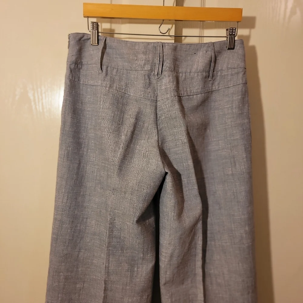 Light grey linen style dress pant - Picture 3 of 4